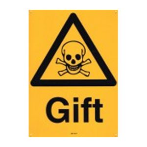 Varningsskylt "Gift"