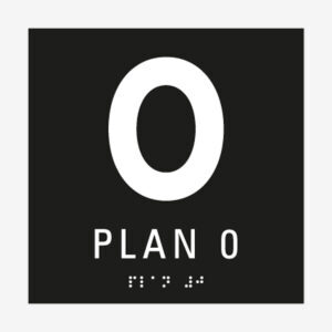 Taktil skylt plan 0