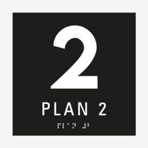 Taktil skylt plan 2
