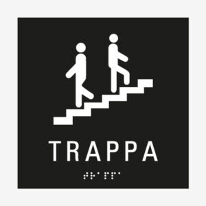 Taktil skylt trappa