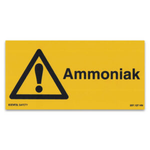 Varningsskylt Ammoniak